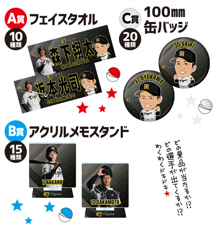 A賞・B賞・C賞